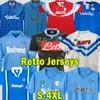 Xxxl 4xl 1987 88 89 Napoli Retro piłka nożna 1990 1991 93 94 Coppa Italia SSc Napoli Maradona Zola Classic Vintage Neapolitan Long Sleeve 2013 14 Koszulki piłkarskie