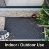 Carpets 2 Pack Front Door Mat - Welcome Rug Doormat Floor Indoor Outdoor Entrance Mats Entryway Inside Outside Waterproof