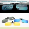 Polarized Clip Sunglasses Myopia Glasses Clip Driver Fishing Night Vision Myopia Clip-on Sun Shading Eyeglasses