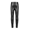 Trousers Girls Shiny Metallic Skinny Solid Color Pencil Pants Kids Clothes Jazz Dance Performances Leggings Fashion