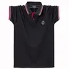 Zomer Grote Maat Katoen Korte mouwen Polo Shirts Mannelijke Verhogen Plus Tops Losse Revers Was Dun Grote 6XL 240401