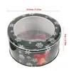 Storage Bottles 4 Pcs Christmas Tin Box Jars Cookie Cake Bread For Kitchen Holiday Snack Container