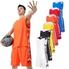 Jerseys de baloncesto traje universitario hombres uniformes deporte impresión sin mangas entrenamiento 2 unids camisa pantalones cortos transpirable conjunto personalizado 240325