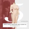 Breast Pad KUMIHO 5G D Cup Silicone Breast Bodysuit with Sleeve Silicone Breasts Forms Fake Vagina Pussy for Crossdresser Transgender 240330