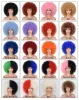 Perruques Afro perruque pour femmes noires synthétique noir court Afro perruque doux naturel apparence perruques pour fête quotidienne Cosplay Costume ANNIVIA