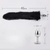 Sexig Fox Anal Plug Tail Anal Toys For Women Adult Sex Product Men Butt Plug Stainles Steel Cosplay Sex Toys For Par