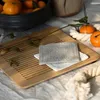 Table Mats Rushed Linen Craft Natural Set Of 2 Square Daily Use Heavier Quality For Mat Antibacterial TJ7636 Drink Place