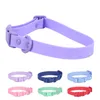 Dog Collars Adjustable Collar Waterproof Rustproof Easy To Clean Soft Flexible Comfortable PVC For Dogs Cats Pets Pet
