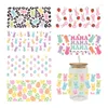 Window Stickers UV DTF Transfer Sticker Easter Day For The 16oz Libbey Glasses Wraps Cup Can DIY Waterproof Easy To Use Custom Decals D5905