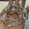 Ensemble des perles de quartz transparent blancs naturels 15 '' ROCK Quartz Crystal Irrégulier DIY Perles en vrac pour les bijoux Collier Bracelet Bracelet