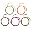 Chain Jewelry Bracelet Hand Woven Rope Corn Knot Creative Tibetan Red Female Drop Delivery Otgt8
