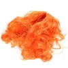 Hundkläder Curly Pet Decors valp curls party tillbehör Långt hårdräkt rekvisita hatt roligt
