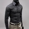 Elegantes Business-Hemd Buttondown Clre Cotton Herren Slim Fit Geruchsneutraler Druckknopf für den Alltag 240329