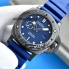 Designer lyxig vattentät klocka Mekanisk automatisk rörelse Sapphire Mirror 47mm gummi Sport armbandsur Watch for Men