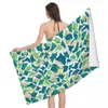 Serviette de plage Camouflage vert, grande serviette en microfibre sans sable, séchage rapide, légère, pour la natation