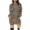 Womens Hoodies Sweatshirts Autumn Fashion 3D Leopard Print Versatile Ins Hoodie Long Sleeve Y Flowing Y2K Drop Delivery Apparel Clothi Dhrgw