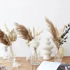 Decorative Flowers Pampas Grass Reed Bouquet Decor Dried Floral Arrangement Artificial Flower Christmas Wedding Table Home Decoration No