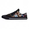 Sapatos Classic TV Shows Friends Friends Hot Funny Fashion Popular Casual Sapatos de pano baixo Top de baixo leve respirável impressão 3D Homens homens tênis