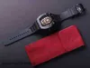 Richardmills Luksusowe zegarek na rękę automatyczną chronograf szwajcarską technologię Top Fabryka Wysokiej jakości klatka czaszka czarna zegarek 5201 Męskie mechaniczne c