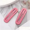 Hair Accessories 2Pcs/Set Parent-Child Candy-Colored Net Red Clip Girls Side Bb Clips Shredded Hairclip Drop Delivery Baby Kids Matern Otv1B