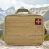 Torby na zewnątrz przetrwanie sprzęt Molle Worka Pierwsza pomoc Red Cross Patch Emergency Med Bag Camping Tool Molle Medical Kit