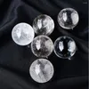 Decoratieve beeldjes Meditatie 28-32 mm Transparante kristallen bol van hoge kwaliteit Energiegenezende steen Woondecoratie Helder kwarts