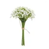 Dekorativa blommor Simulerade Baby Breath Flower Elegant Artificial Baby's Bouquet For Home Wedding Party Decor Realistic Faux