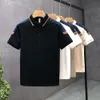Blocking Collar Slim Fit Polo T-shirt Brand Trendy Brand Couleur contrastée Couleur Volyme Rencontre