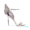 Designer Women Wedding Pink Glitter Shoes Sexy Girl Sandals