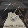 Dy Desginer David Yurma Jewelryトップ品質のイヤリングシンプルでエレガントな人気の織物ロープファッションリングDavidPunk Jewelry Band Fashion David613