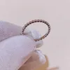 Ontwerper Hoge versie V Goud van caleidoscoop van hoge kwaliteit van caleidoscoop ring smal editie paar heren en dames 18k klaver hand sieraden