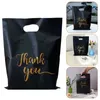 Gift Wrap 100PCS Thank You Handbag Product Shopping Bag Candy Packaging Thanksgiving Wedding Birthday