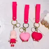 Fashion Cartoon Movie Character Keychain Rubber And Key Ring For Backpack Jewelry Keychain 083558