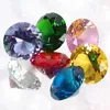 Vases 100 Pcs Acrylic Diamond Clear Colorful Plastic Filler Vase Simulation Crystal Wedding Decor