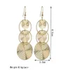 New multi-layer tassel earrings with elegant circles, long fashionable earrings with personality exaggerated earrings ear hooks and earrings AB67