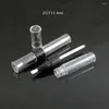 Bottiglie di stoccaggio Contenitori per tubi trasparenti per lucidalabbra da viaggio mini da 4,5 ml con pennello e testa in silicone Cosmetici per oli essenziali