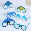 Party Decoration Paper Glasses EID Mubarak 2024 Ramadan Decorations For Home Islamic Muslim Po Booth Props Gifts Al Adha Supplies