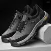 Casual Shoes Brand's Men's Outdoor Retro Lace-Up Classic Sneakers Platform Work