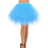 Skirts Y2k Fairy Skirt A Line Solid Color Irregular Hem Tutu Mesh For Women Girls Party Supplies Mardi Gras Costume