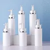 Storage Bottles 20Pcs Lotion Bottle Refillable Acrylic Pump Round Cosmetic Packing 120ml 160ml 200ml Empty White Plastic PET Spray Mist