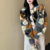 Womens Jackets 2023 Spring Three-Nsional Flower Cardigan Short Bubble Sleeve O Neck P Warm Coat Tops Women Clothing Jacket Drop Delive Dh3Ha