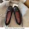 Modedesigner loafers kvinnor chanells skor rosa beige lyx paris märke lady mjuk läder låg klackar platt klänning sko damer chanelsandals ballerina tofflor