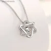 مصمم قلادة Sier Star Pendant بيان Zircon Diamonds نساء البنات سيدة عناصر المجوهرات