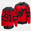 Dames Nieuwe''jersey''devils''men Jeugd Jack Nico Hischier Luke Hughes Jesper Bratt Dawson Mercer Stadium Series Rode Hockey Jersey