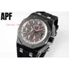 Alloy Designers SUPERCLONE Movimento Tempo APS Relógio Automático Fábrica Cerâmica Branca Cronógrafo de Aço 44Mm Série 26405 Mecânico O Masculino 401