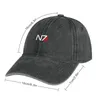 Basker Mass Effect N7 696 Cowboy Hat Golf Man Söta herrhattar Kvinnor