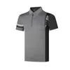Nuovo abbigliamento da golf Camicia sportiva da uomo Maglia POLO a maniche corte ad asciugatura rapida Abbigliamento da pallina da golf Top da uomo