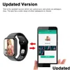 Intelligente Uhren D20 Sport für Mann Frau Geschenk Digital Smartwatch Fitness Tracker Armbanduhr Armband Blutdruck Android iOS Y68 Drop Dhbaw