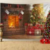 Tapisseries de haute qualité, décoration de noël, tentures murales à motif de tissu de fond bohème