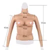 Coussinet de poitrine U-CHARMMORE 4ème génération en silicone pour travesti, demi-corps avec bras, bonnet D, faux seins artificiels, transexuelle 240330